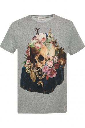 Skull motif t-shirt, zdjęcie 1 Skull motif t-shirt od Alexander McQueen